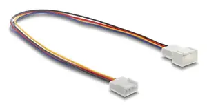 Cable extension DELOCK 90871 for computer cooling systems, PVC, 1.3 mm diameter, multicolour
