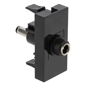 DeLOCK Easy 45 socket-outlet DC Black Female Male 45mm