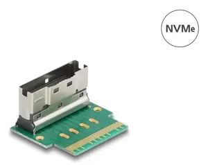 Adapter DELOCK Internal SFF-8654 to SFF-8654 (male), model 64179, Slim SAS 8i 90°