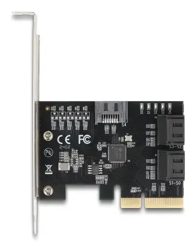 DELOCK 90890 PCIe to 5× SATA internal adapter Photo 2