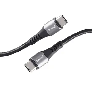 Intenso C315C USB-C to USB-C Cable, 1.5m, Fast Charging up to 60W, Black