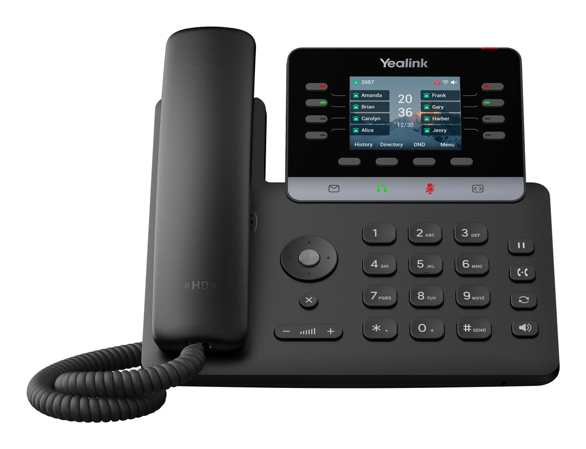 Yealink SIP-T73U IP tālrunis melns vadu