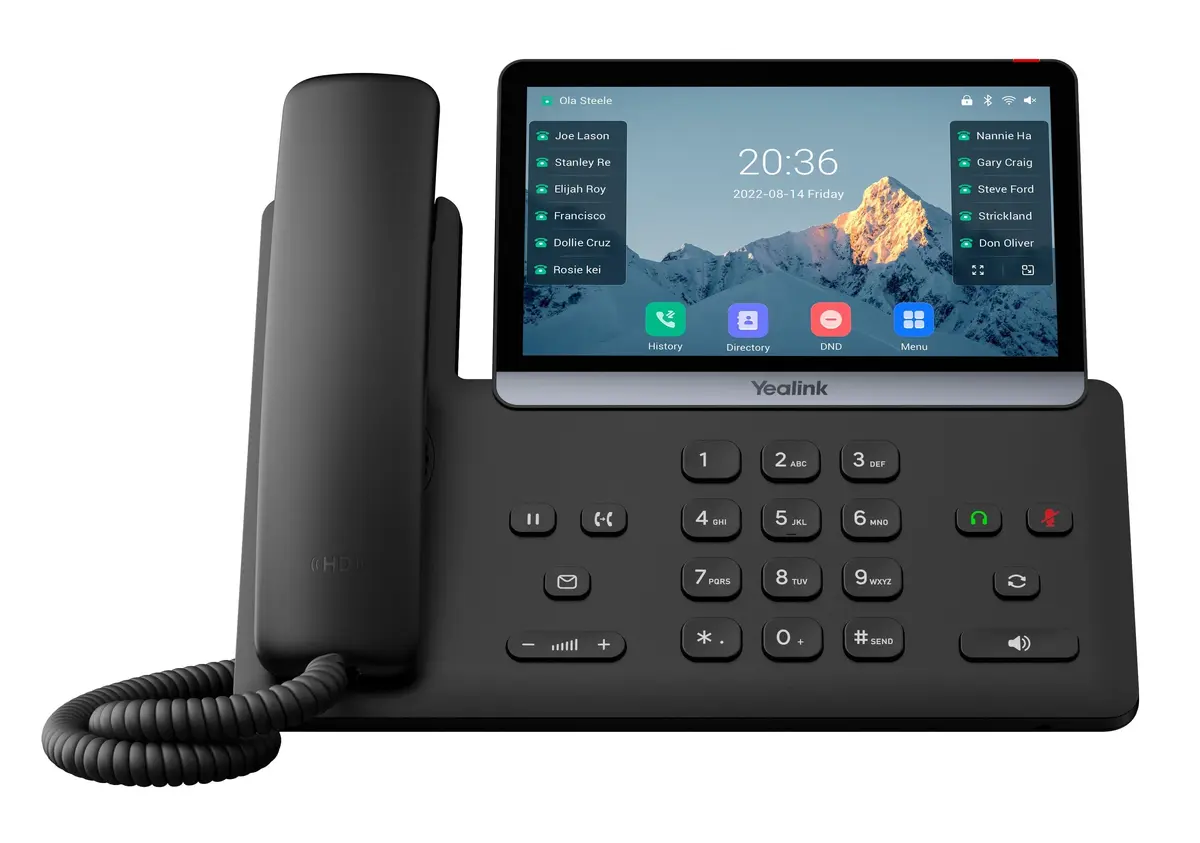 Yealink SIP-T77U IP tālrunis ar 7