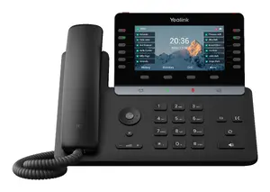 IP-телефон Yealink SIP-T85W — 5,5" LCD 960×480, проводная и беспроводная трубка, PoE, Bluetooth, справочник 1000 записей