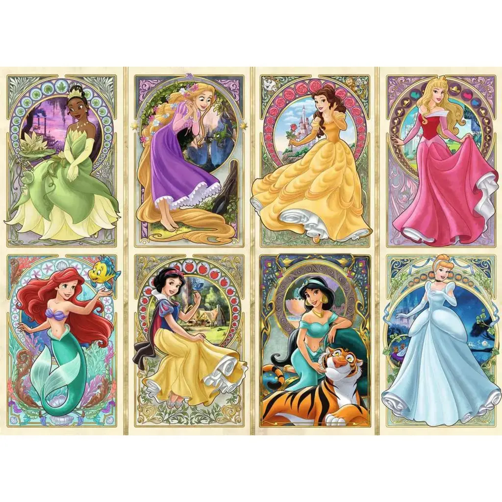 Пазл Ravensburger Nouveau Art Princesses 1000 Photo 2