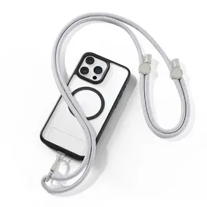 Cross-body phone strap dux ducis Plaz — grey