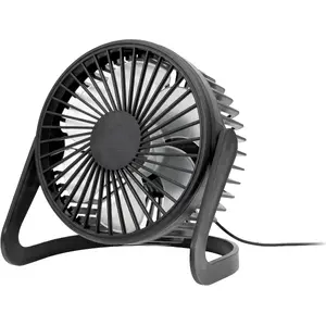 Galda ventilators PLATINET PTF322B USB melns — kompakts USB darbalaukuma ventilators