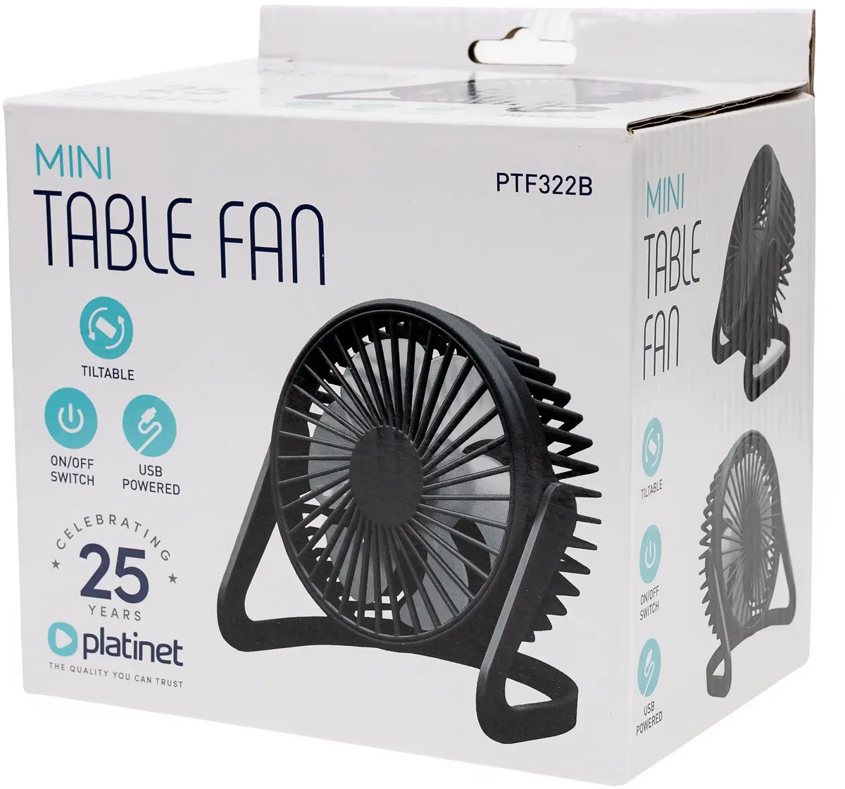 Galda ventilators PLATINET PTF322B USB Photo 7