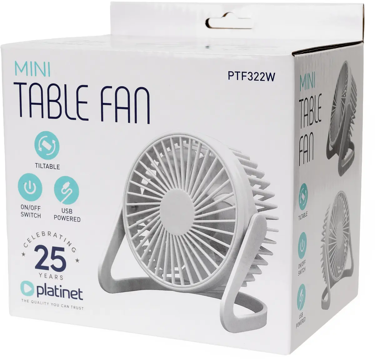 Galda ventilators PLATINET PTF322W USB Photo 7