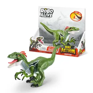 Rotaļlieta Zuru Robo Alive Dino Action Raptor 7172 — interaktīvs kustīgs raptors