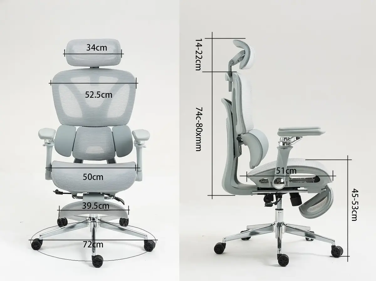 ActiveJet YK848 ergonomisks biroja krēsls Photo 11