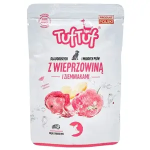 Wet dog food TufTuf TUF TUF with pork and potatoes, 300 g, adult dogs, gluten- and soy-free