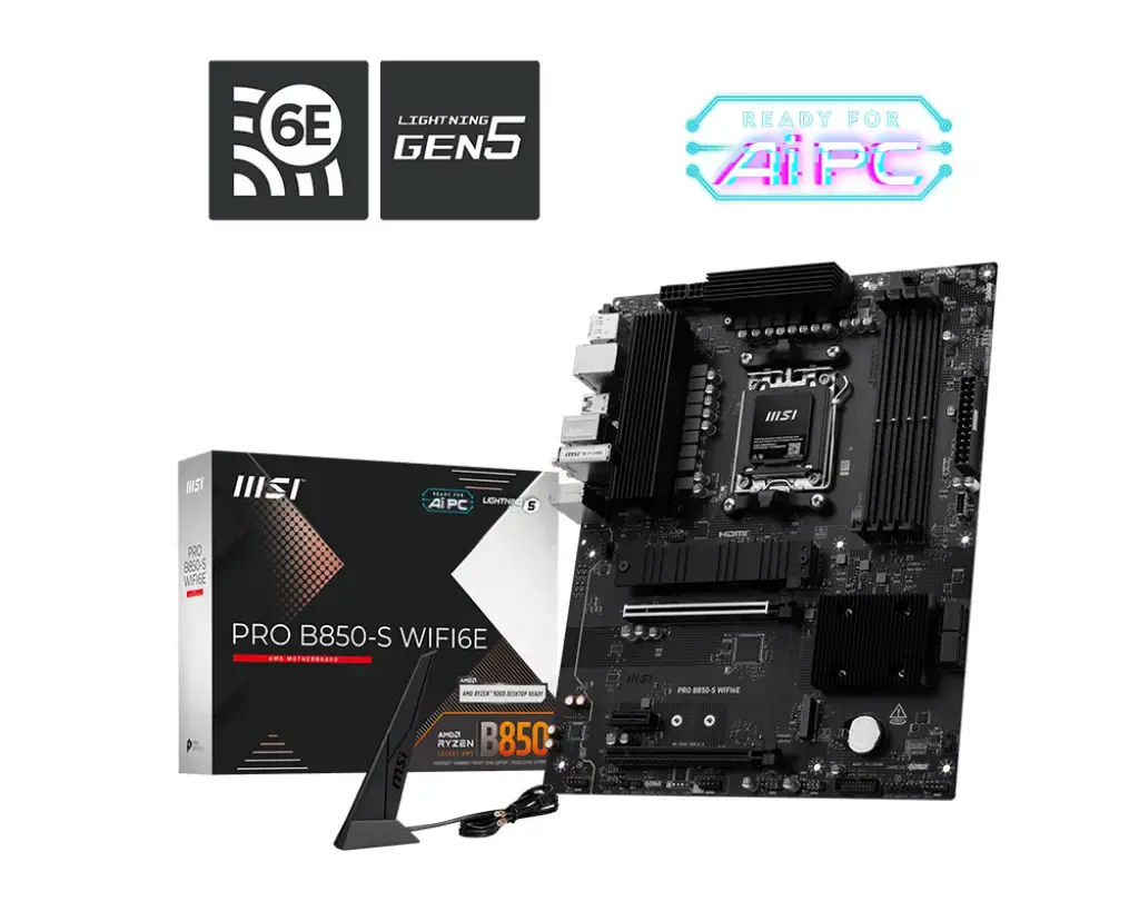 Mātesplate MSI PRO B850-S WIFI6E ATX Photo 2