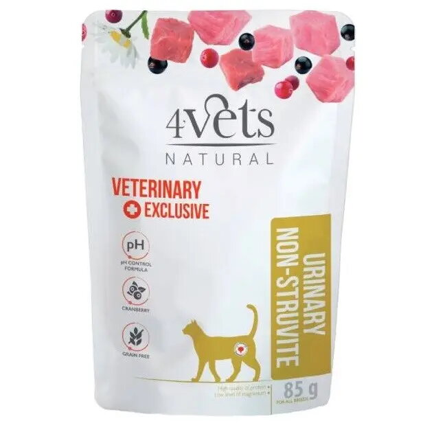 Mitrs kaķu barība 4vets Natural Urinary