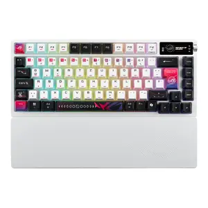 Keyboard ASUS ROG Azoth X Gaming USB RF Wireless Bluetooth QWERTZ White