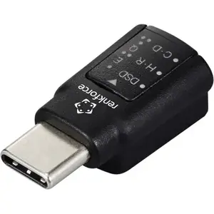 USB 2.0 adapter Renkforce RF-6615890 with 1x USB-C plug and 1x 3.5mm stereo audio/microphone jack
