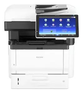 Лазерное МФУ формата A4 Ricoh IM 350FSE со скоростью печати 37 стр/мин, разрешением 1200 x 1200 DPI, двусторонней печатью, Ethernet и дисплеем