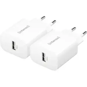 Power adapter INTENSO 5V 2A (W5A) — twin pack