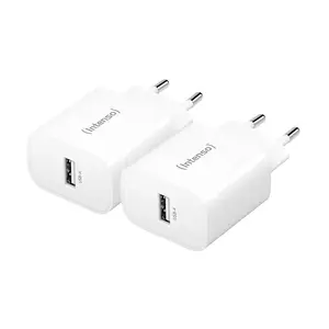 Intenso Power Adapter W5A Double Pack 5W White Indoor Power Supply