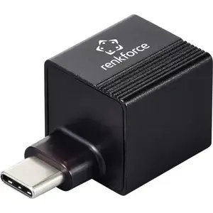 Tīkla adapteris Renkforce RF-GBEA-170 1 GBit/s USB-C — ārējais Gigabit Ethernet adapteris