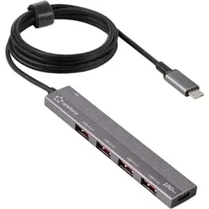 USB hub Renkforce RF-USBCH-200 1+4 Port USB-C USB 3.2 Gen 1 Aluminium