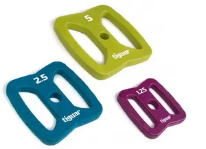 Weight set Tiguar for Tiguar PowerGym Butterfly V2 — compatible training plates (MPN TI-PG002/OV2)