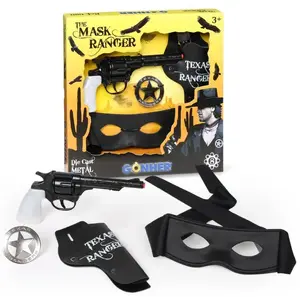 Toy gun set Pulio Gonher 155680/6 with mask — play set with foam darts
