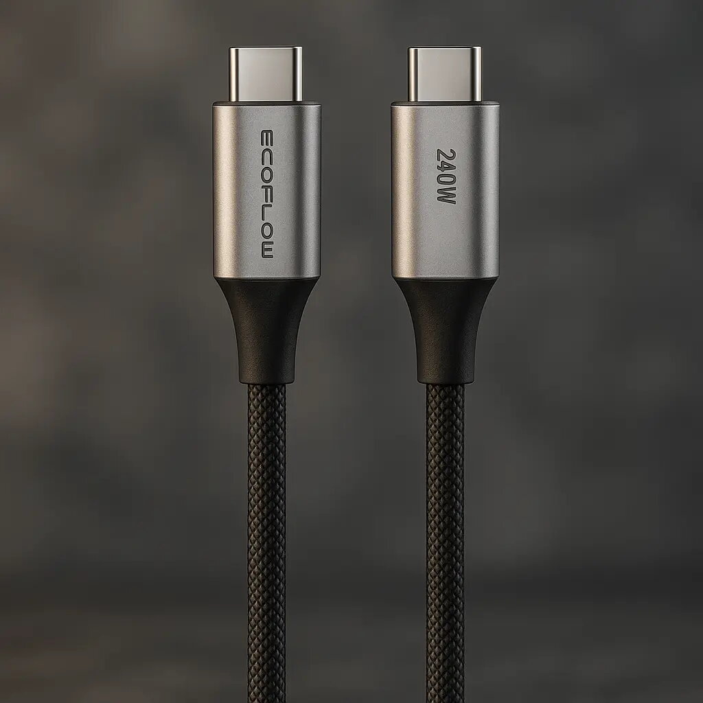 USB-C uz USB-C kabelis EcoFlow EFA-240W-C-C-CABLE-EU