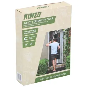 Insect net KINZO 2306568 for windows and doors 220 x 100 cm