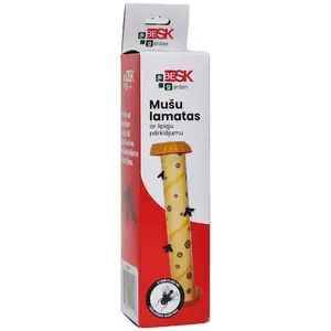 Sticky Fly Trap BESK 9141908 — adhesive single-piece fly trap for indoor pest control