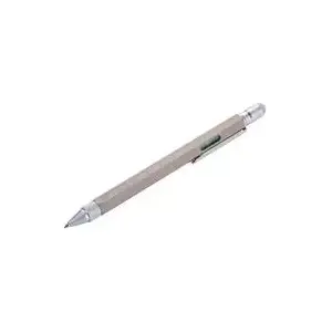 Multitasking pen TROIKA PIP20/BE Grey — TROIKA multifunction pen PIP20/BE, grey