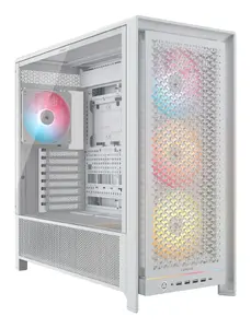 Corsair FRAME 5000D RS ARGB Midi Tower PC Case, White