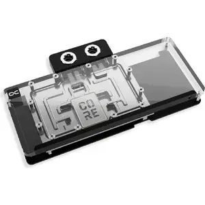 Cooling block Alphacool Core RX 9070 XT Mercury Transparent Chrome with backplate