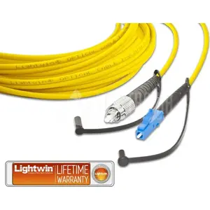 Network Cable Lightwin High Quality Simplex LWL Patch Cable FC-LC SM 1.0m