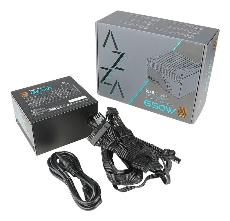 AZZA PSAZ-650B 650 Вт блок питания ATX3.1 Photo 2