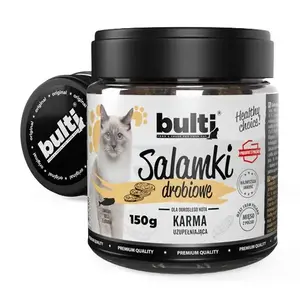 Лакомство для кошек BULT со вкусом птицы 150 г — мясное, без зерна, без глютена и сахара