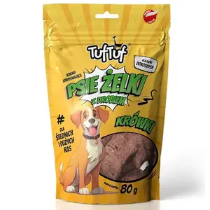 Лакомство для собак TufTuf Poultry Fudge 80 г — мягкие жевательные тренировочные угощения с птицей, без сахара, без глютена