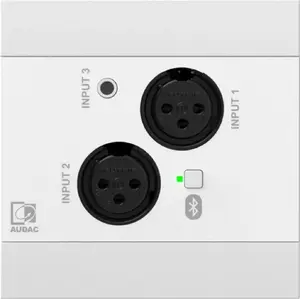Настенная панель Audac NWP320/W с 2 x XLR и 3,5 мм джеком