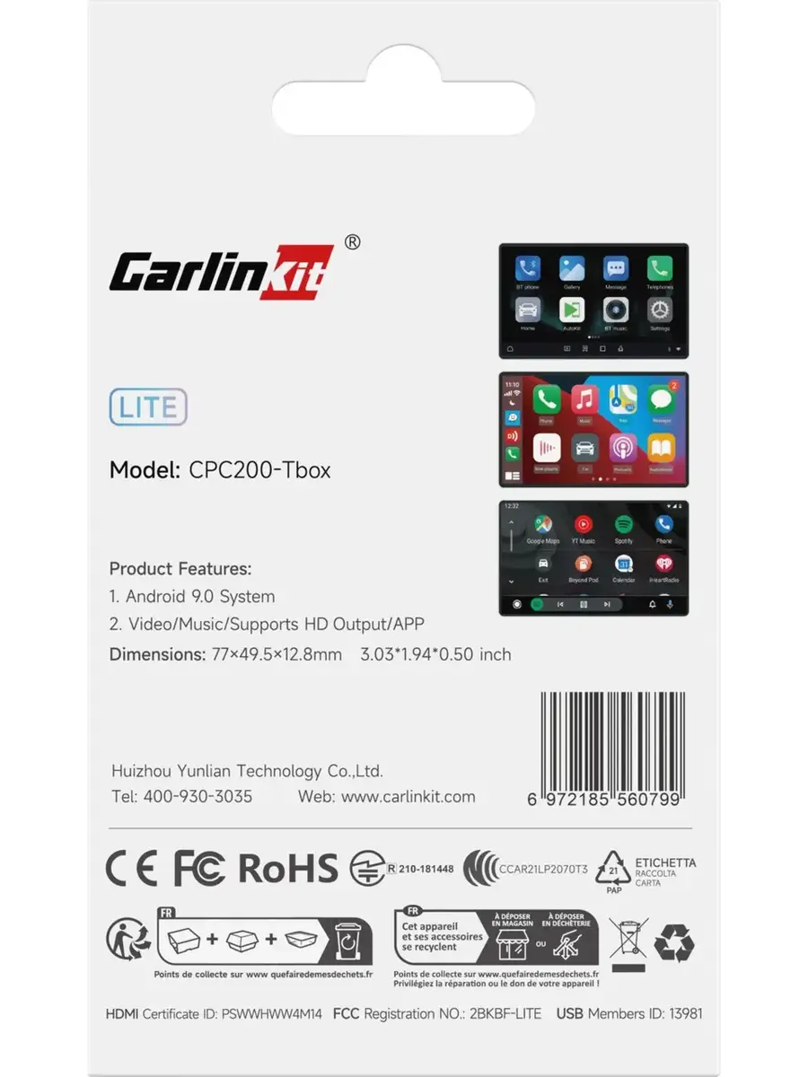 Carlinkit Dnia 100000060181 автомобильный приёмник Photo 2