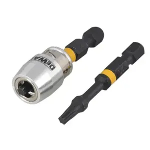Screwdriver bit set DeWalt DT70537T — 2x Torx T20 50 mm bits with bit holder