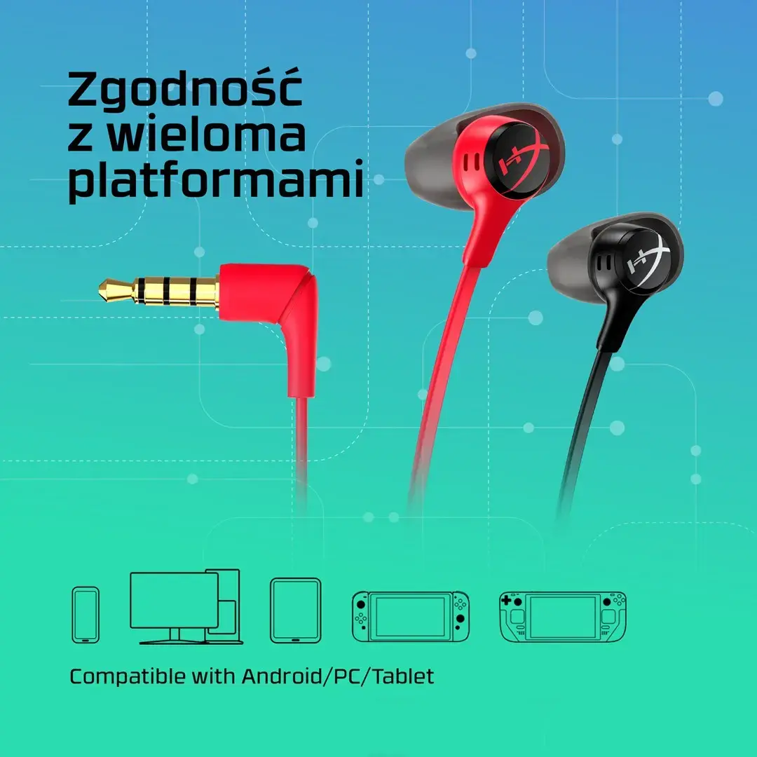 Austiņas HyperX Cloud Earbuds II RED Photo 7