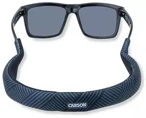 Brilles turētājs Carson FA-10(01) Graphite Floating Design - siksniņa brillēm, peldošs turētājs, universāla fit