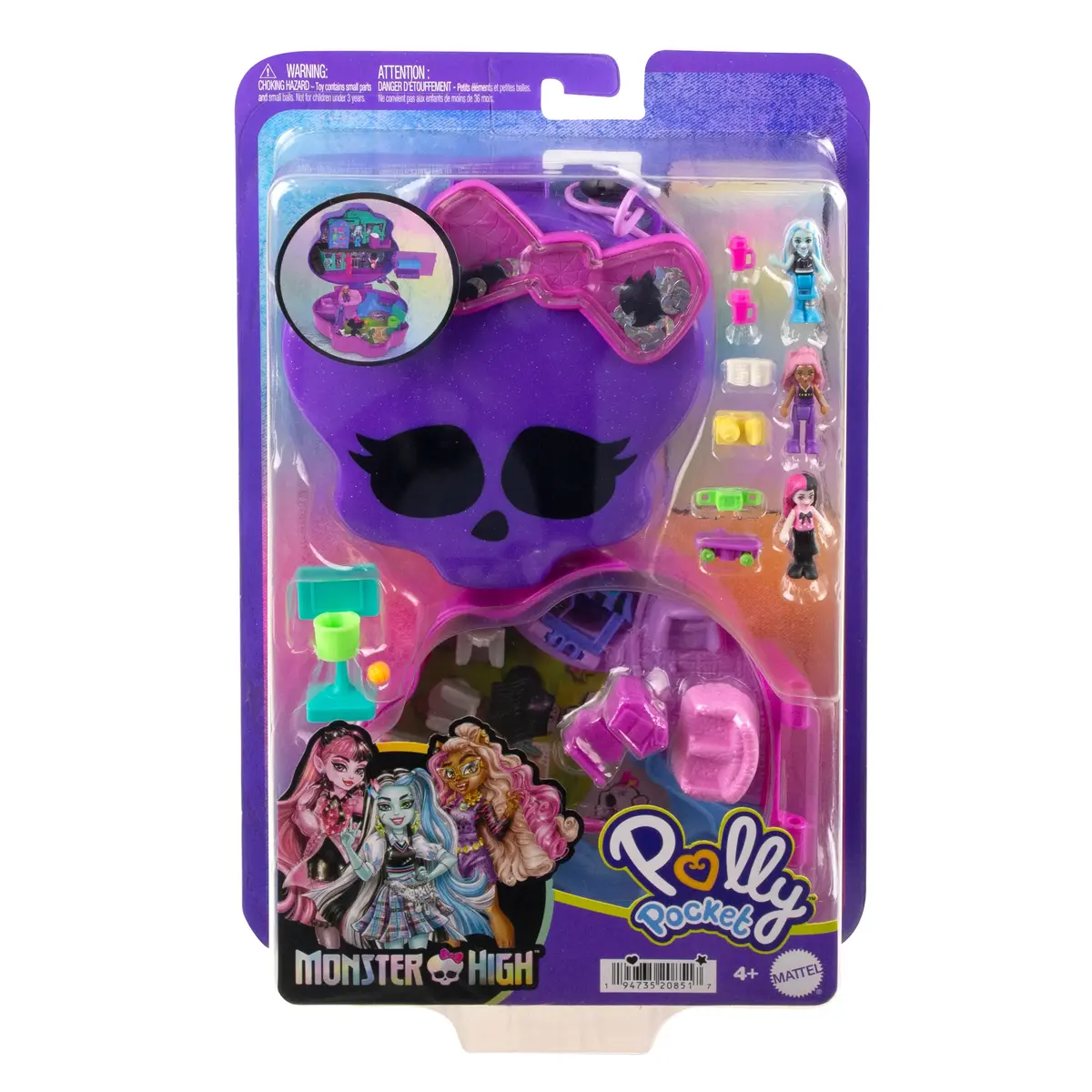 House Polly Pocket Monster High Compact Photo 6