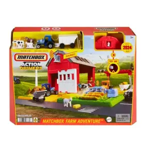 Игровой набор MATTEL HRY42 — фермерские животные и трактор со звуком