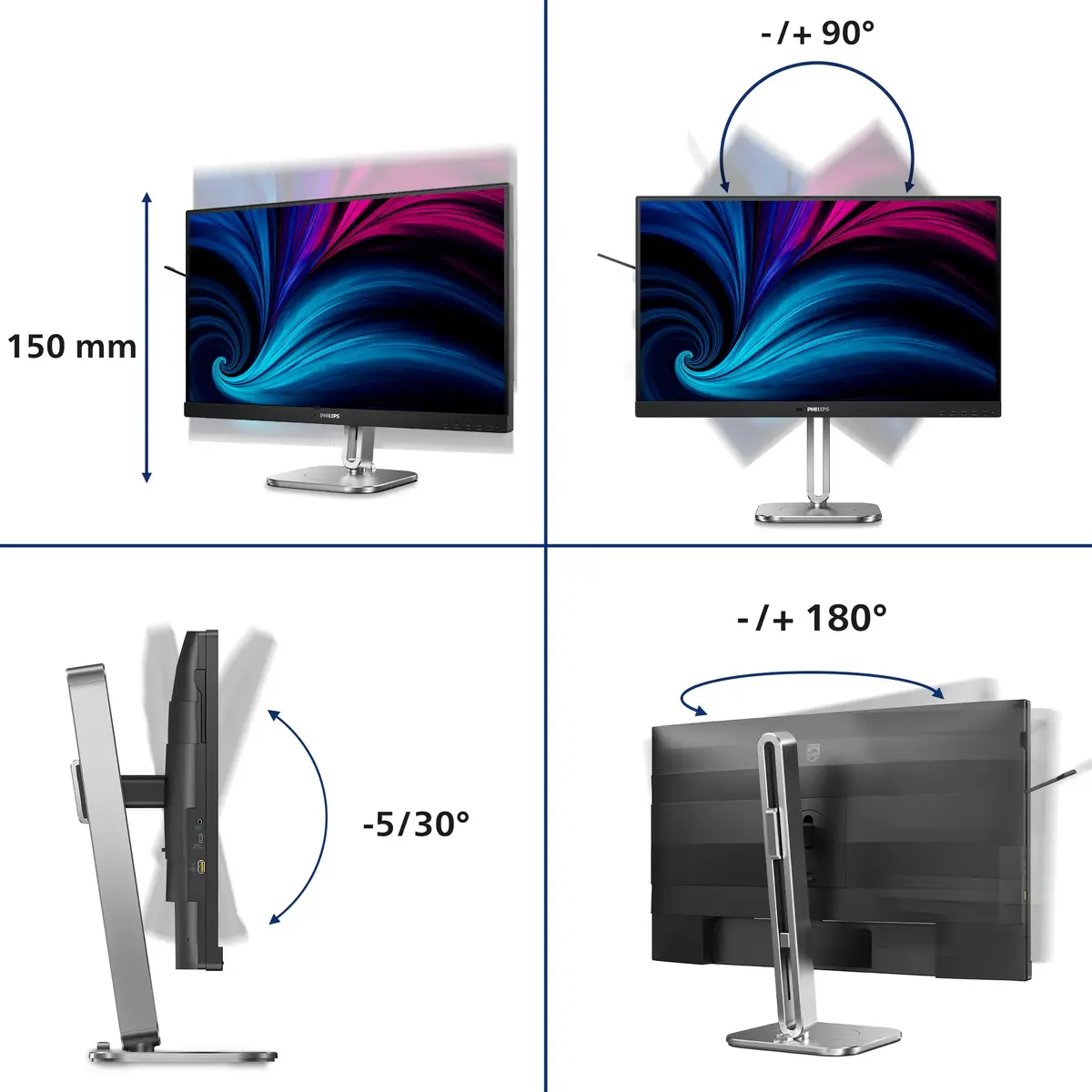 Monitors Philips 4000 sērija 27B2N4500/00 Photo 5