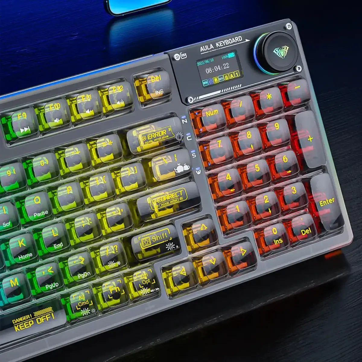 AULA F98 Pro mechanical wireless keyboard Photo 4