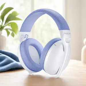 Headphones AULA S6 3in1 Lightweight Portable Bluetooth Wired Blue