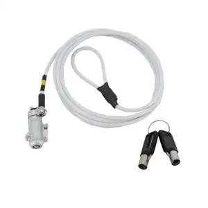 Kabeļu slēdzene Mobilis 001378 Melna Pelēka 1.8m Atslēgas slēdzene