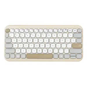 ASUS Marshmallow KW100 Keyboard Wireless Bluetooth QWERTZ Beige Grey White