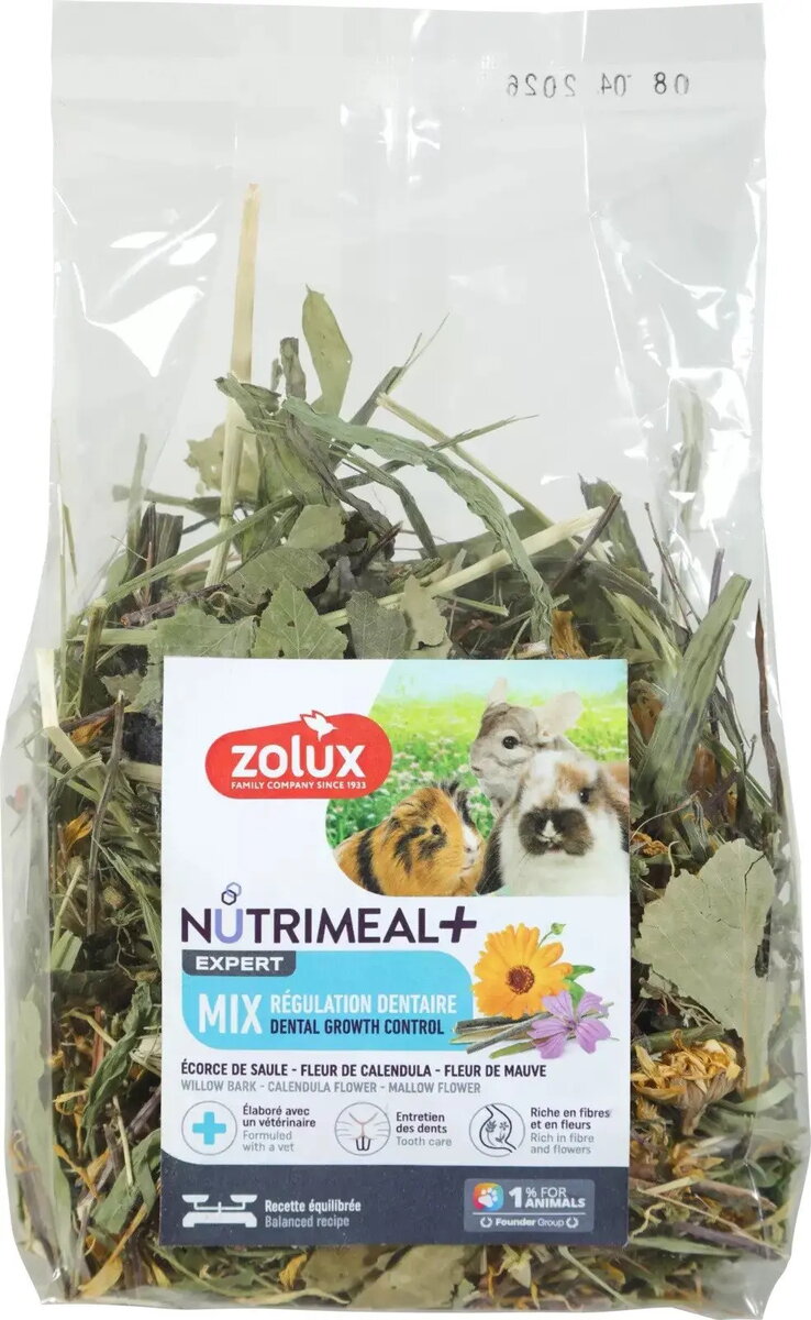 ZOLUX NUTRIMEAL MIX maisījums zobu nodilumam
